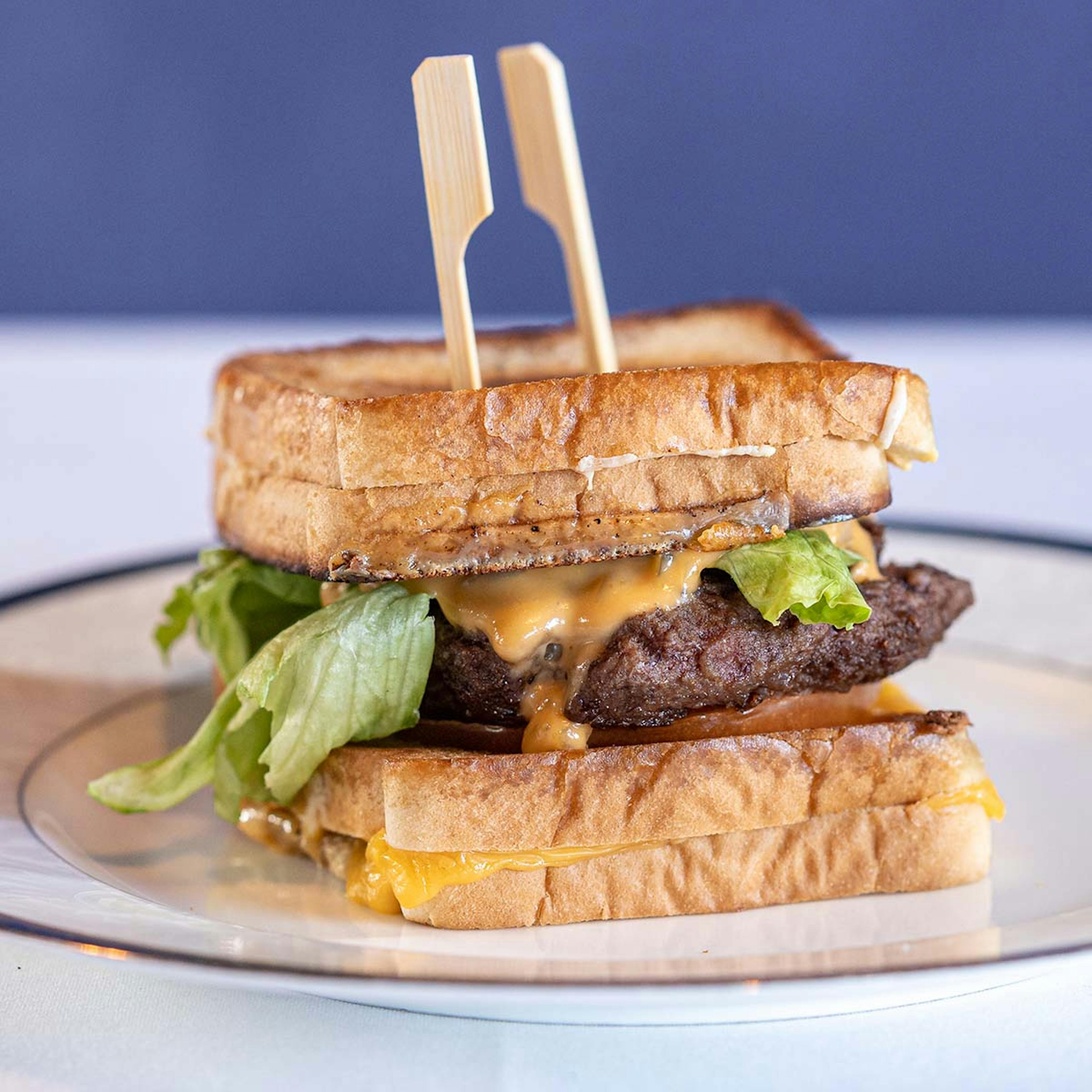 Buckeye" Grilled Cheese Burger Kit for 4