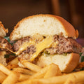 Juicy Lucy Burgers + Sweet Potato Puffs - Choose Your Own 4 Pack