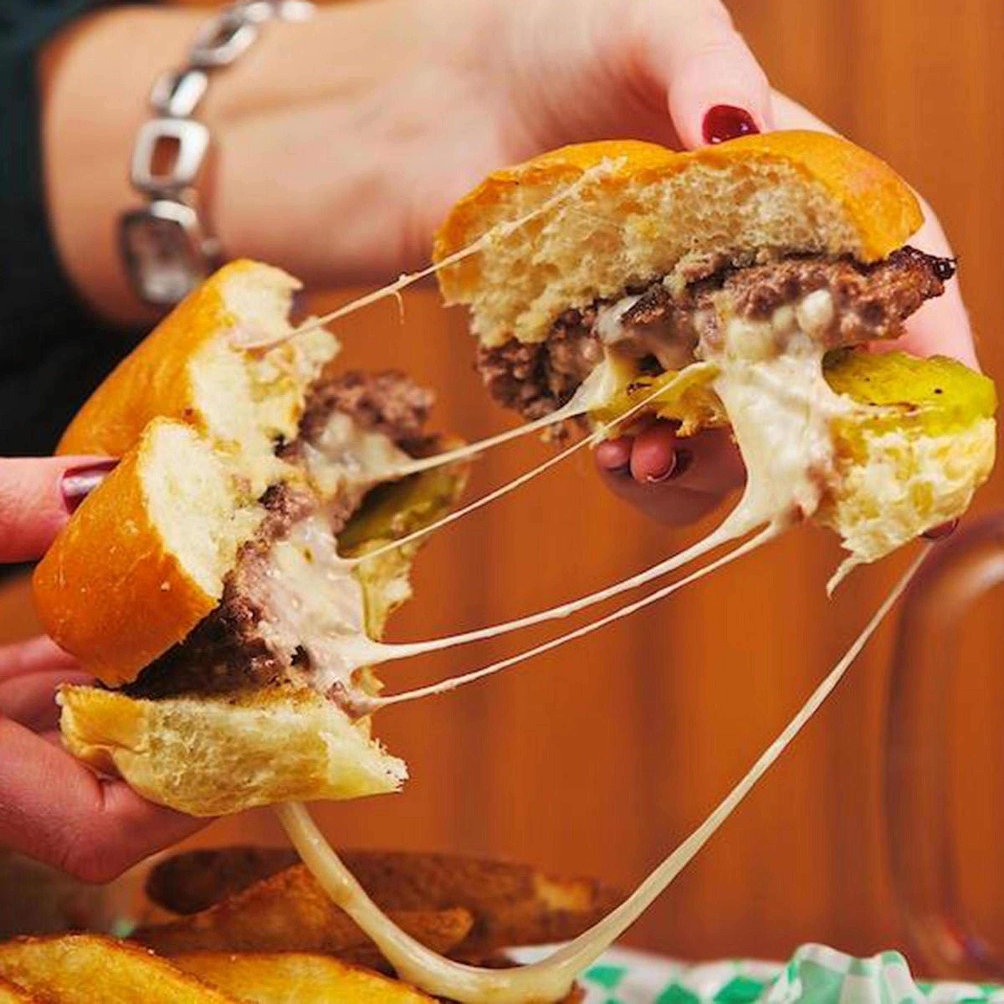 Juicy Lucy Burgers + Sweet Potato Puffs - Choose Your Own 4 Pack