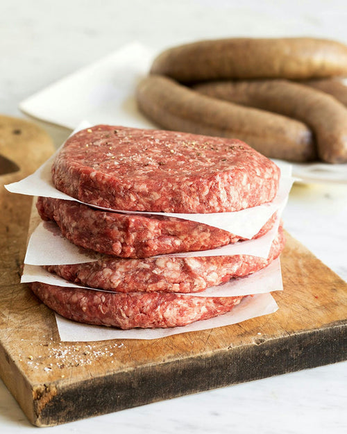 8 Wagyu Burgers + 8 Sausages Grill Pack